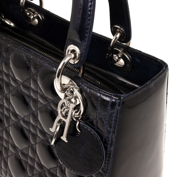 navy christian dior bag