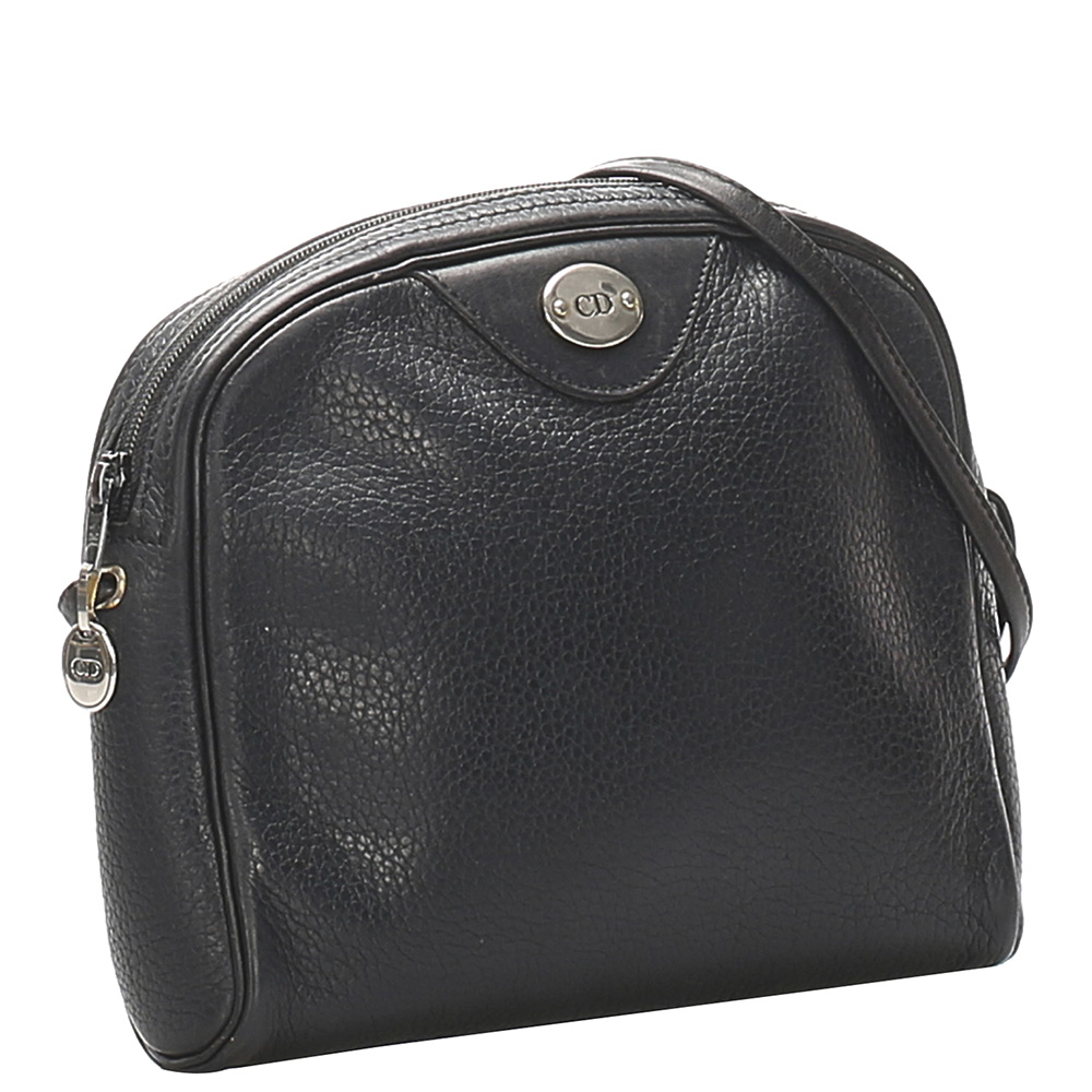 

Dior Black Leather Shoulder Bag
