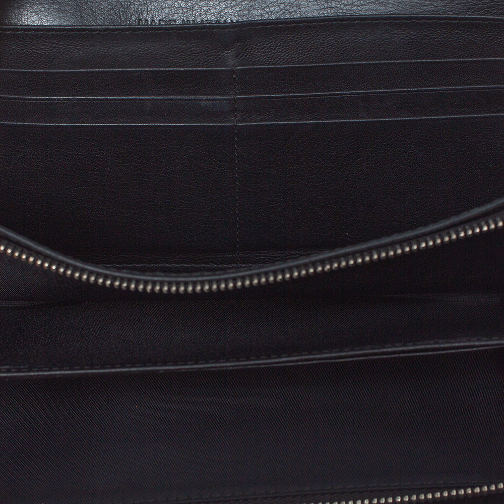 

Dior Black Cannage Patent Leather New Lock Wallet on Chain