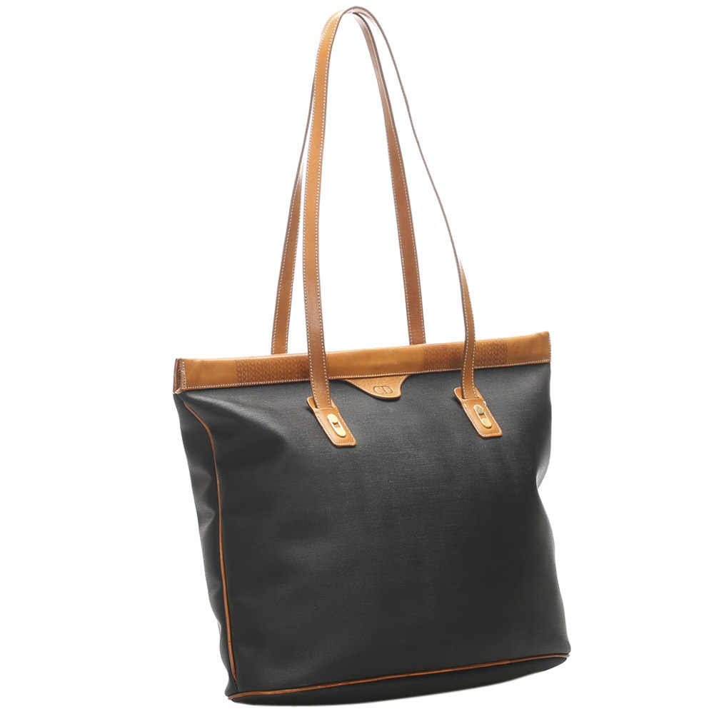 

Dior Brown/Blue Canvas Tote Bag