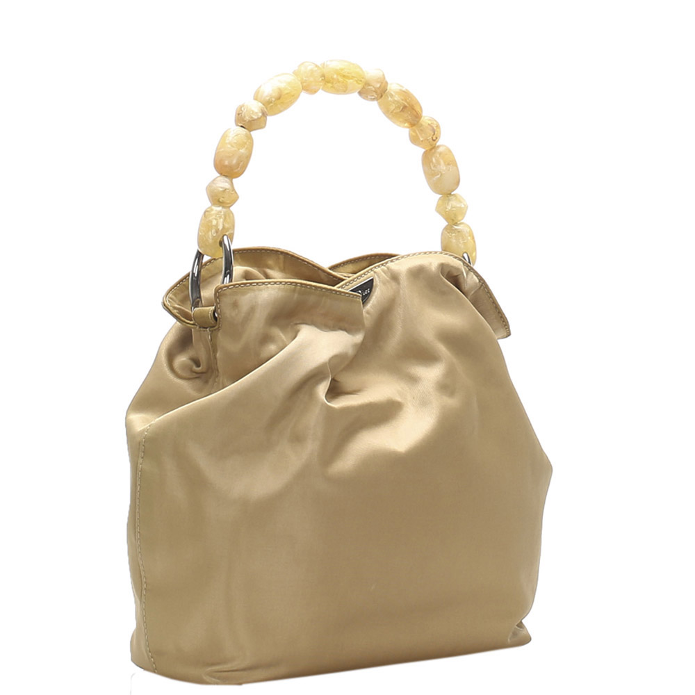 

Dior Brown Nylon Malice Top Handle Bag