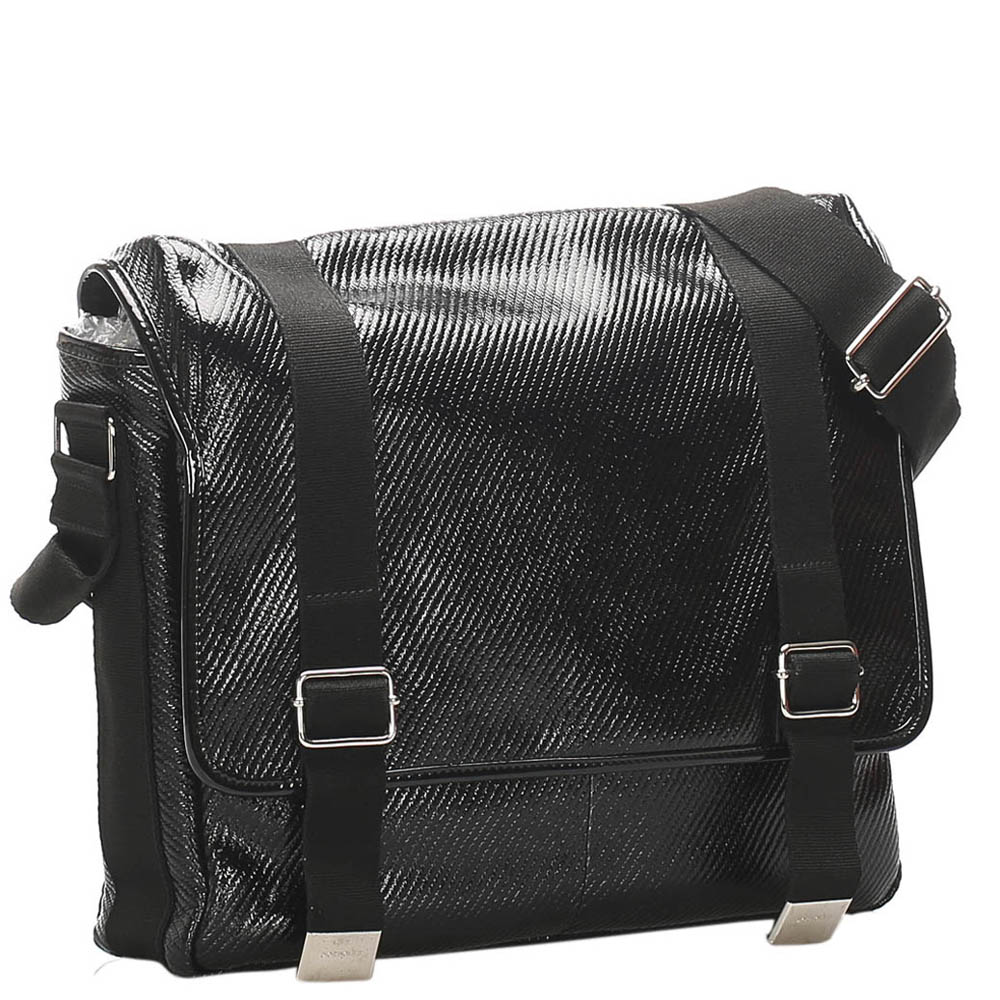 

Dior Black PVC Shoulder Bag