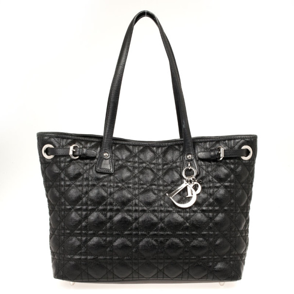 Pre Owned Christian Dior Black ‘Panarea’ Medium Tote