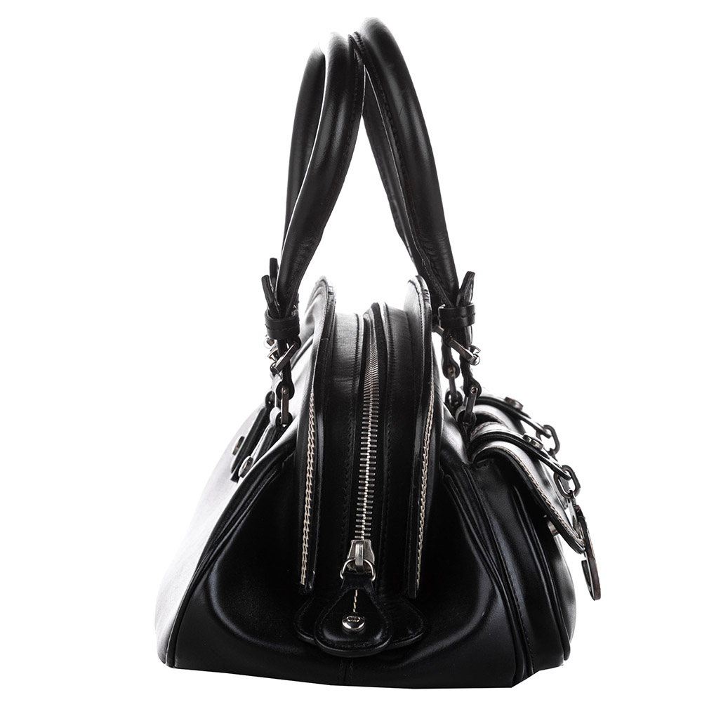 

Dior Black Leather Detective Medium Bag