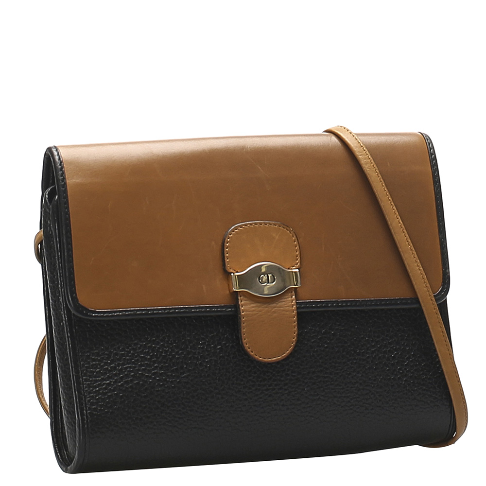 

Dior Black Leather Vintage Bag