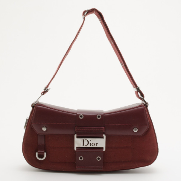 Pre Owned Christian Dior Red Street Chic Shoulder Bag