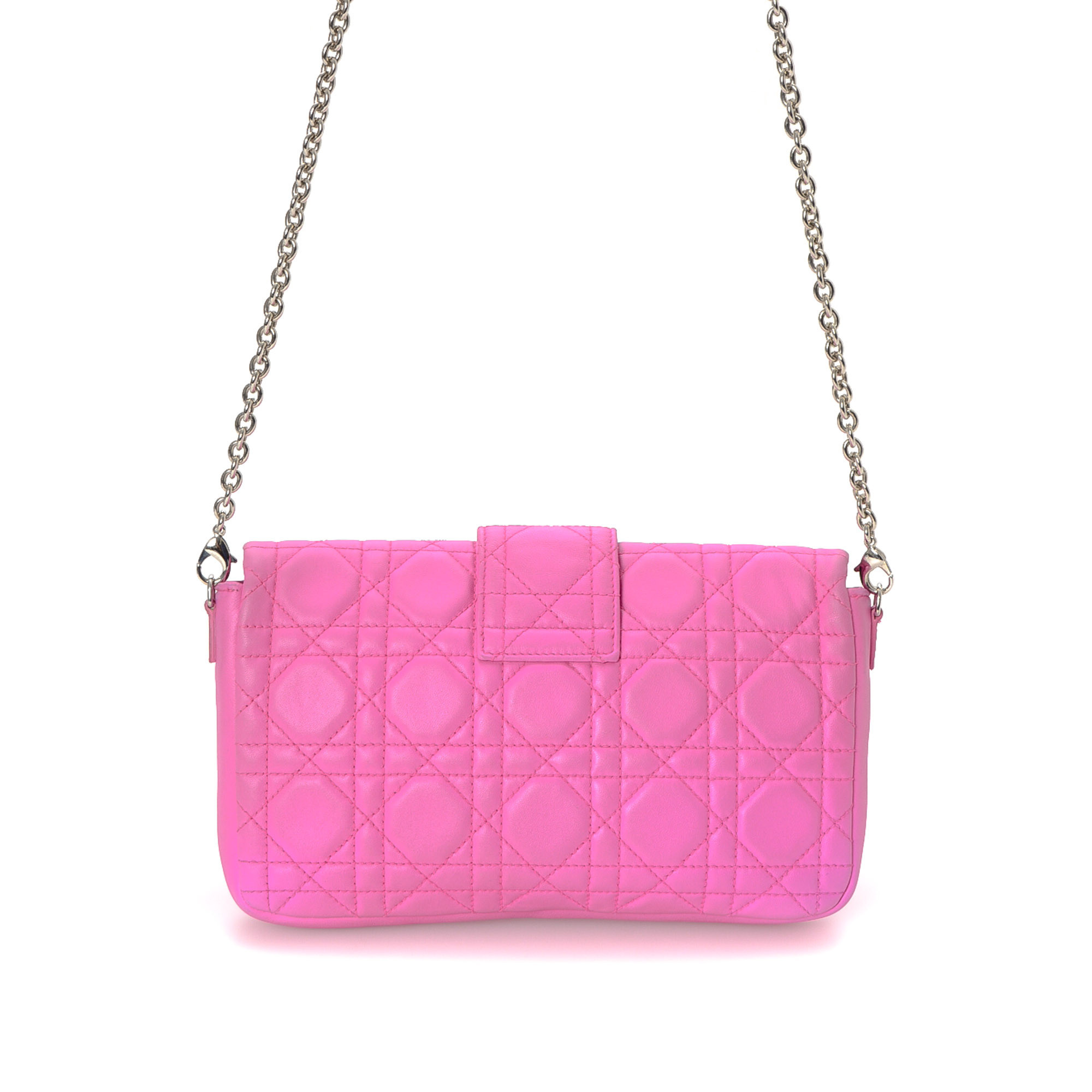 

Dior Pink Miss Dior Leather Chain Shoulder Bag