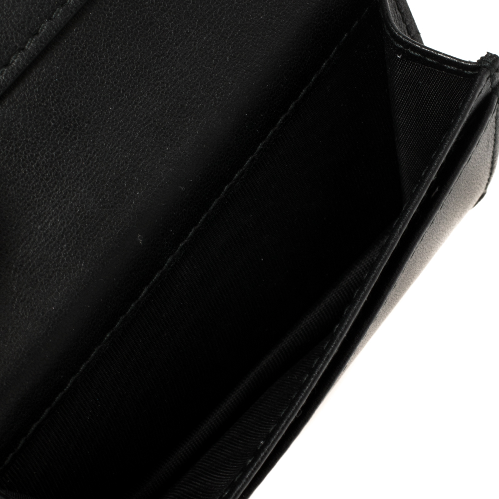 

Dior Black Cannage Leather Lady Dior Flap Card Holder