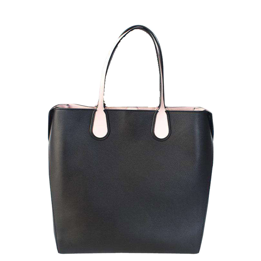 

Dior Black/Pink Addict Shopping Tote Vertical Bag