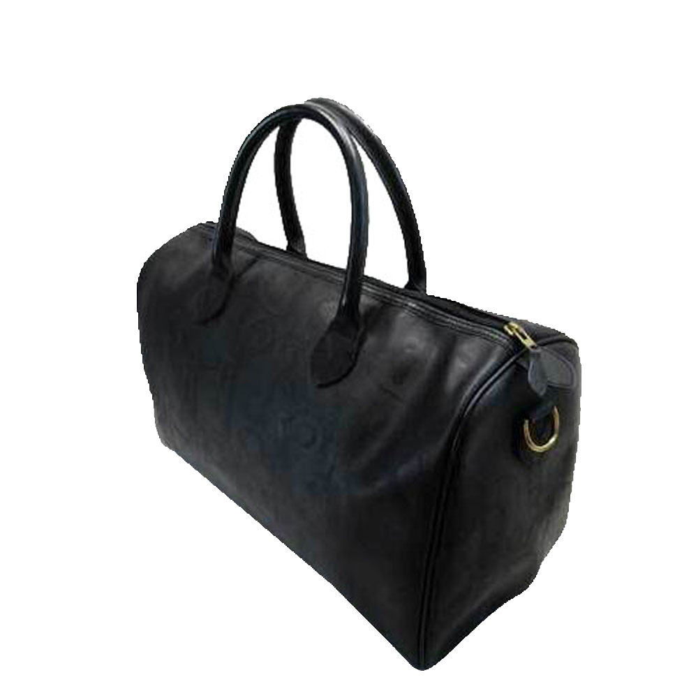 

Dior Black Canvas Vintage Diorissimo Duffel Bag