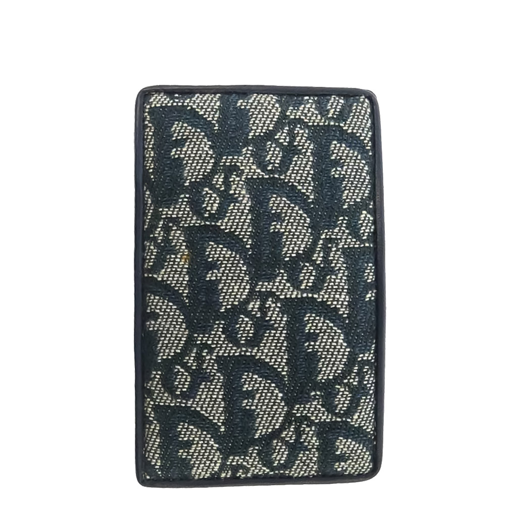 Pre-owned Dior Black Canvas Wallet