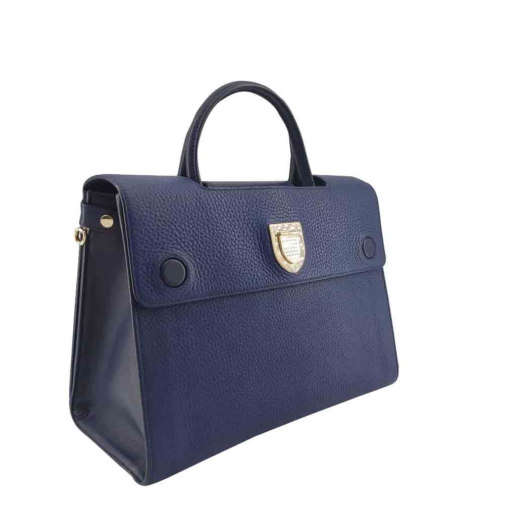 

Dior Blue Leather Diorever Top Handle Bag