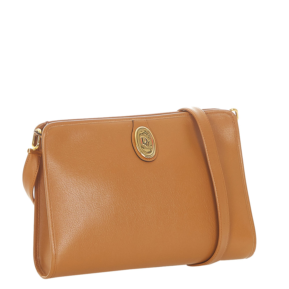 

Dior Brown Leather Shoulder Bag