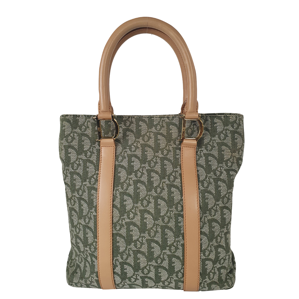 

Dior Green Oblique Canvas Shoulder Bag