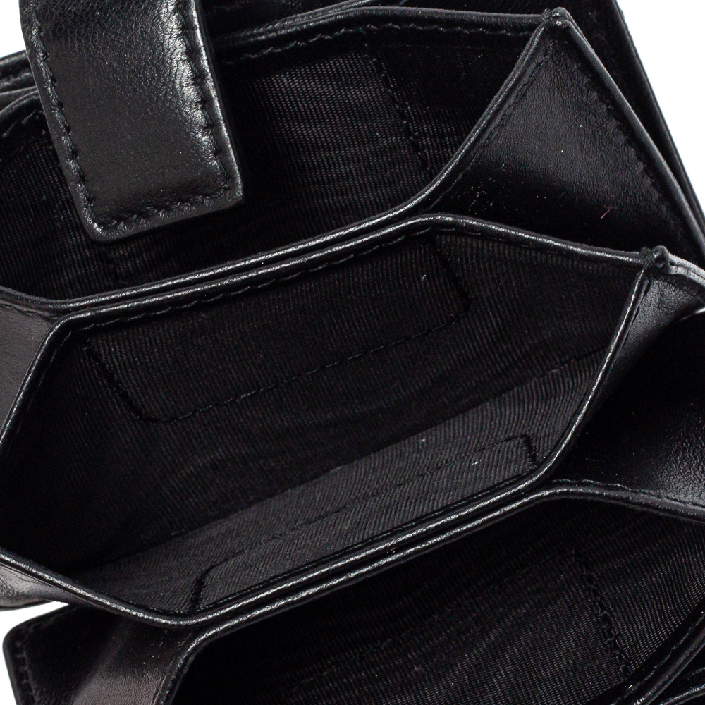 

Dior Black Cannage Leather Lady Dior Gusset Card Case