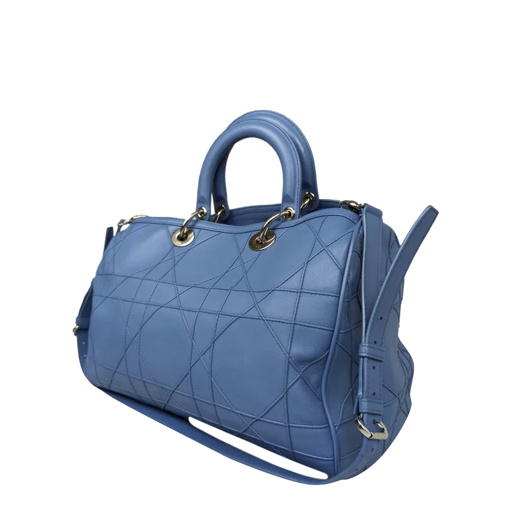 

Dior Blue Leather Granville Tote Bag