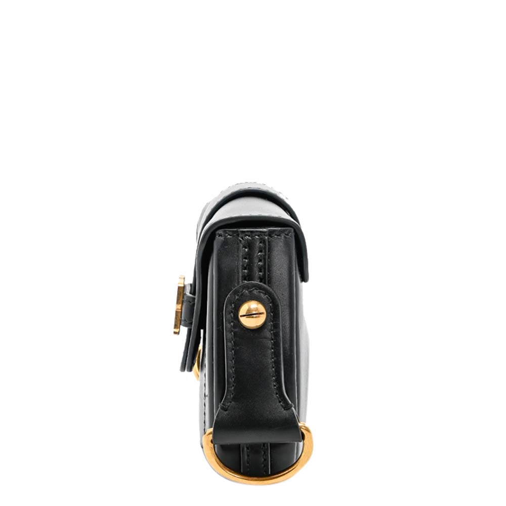 

Dior Black Leather D-Fence Saddle Shoulder Bag