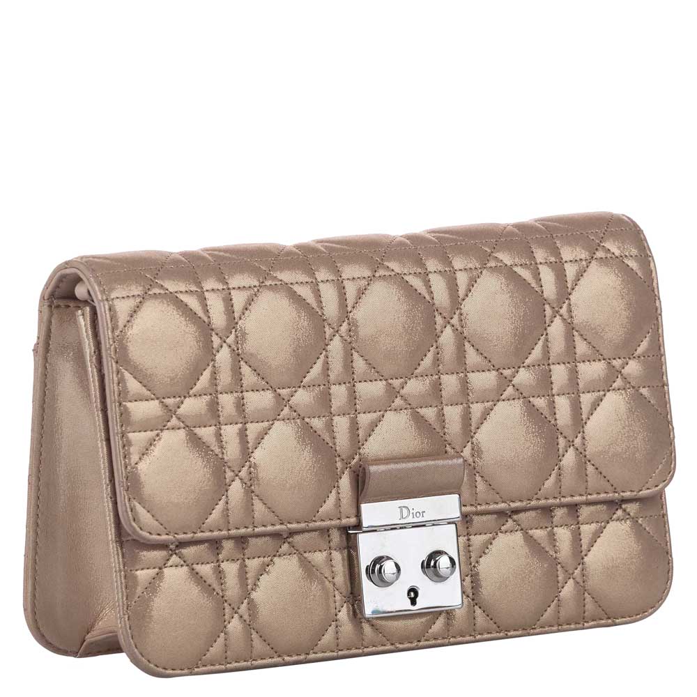 

Dior Beige Leather Miss Dior Promenade Shoulder Bag