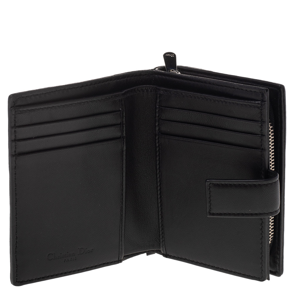 

Dior Black Cannage Leather French Wallet