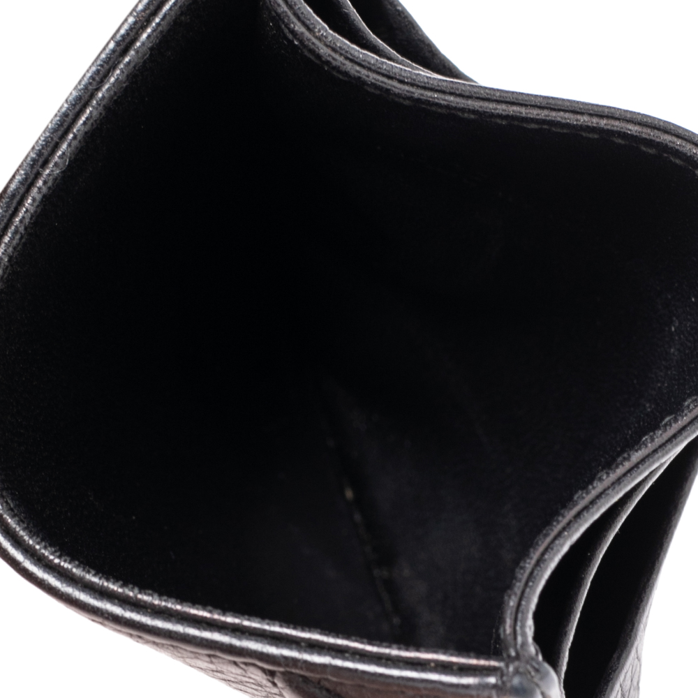 

Dior Black Leather Diorama Card Holder