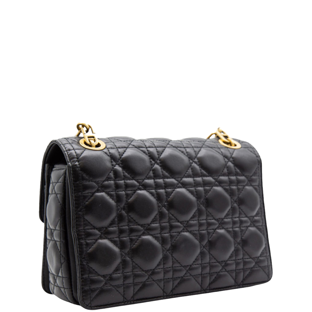 

Dior Black Cannage Leather Miss Dior Bag