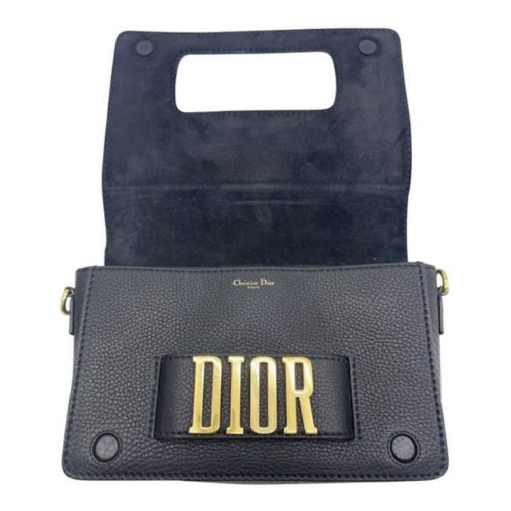 

Dior Black Leather Dio(r)evolution Flap Bag