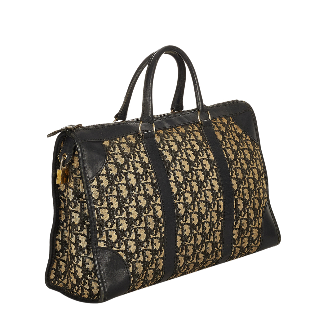 

Dior Beige/Black Oblique Canvas Business Bag