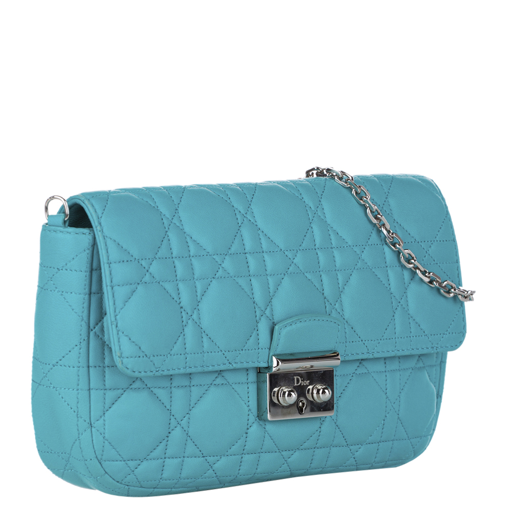 

Dior Blue Leather Miss Dior Promenade Shoulder Bag