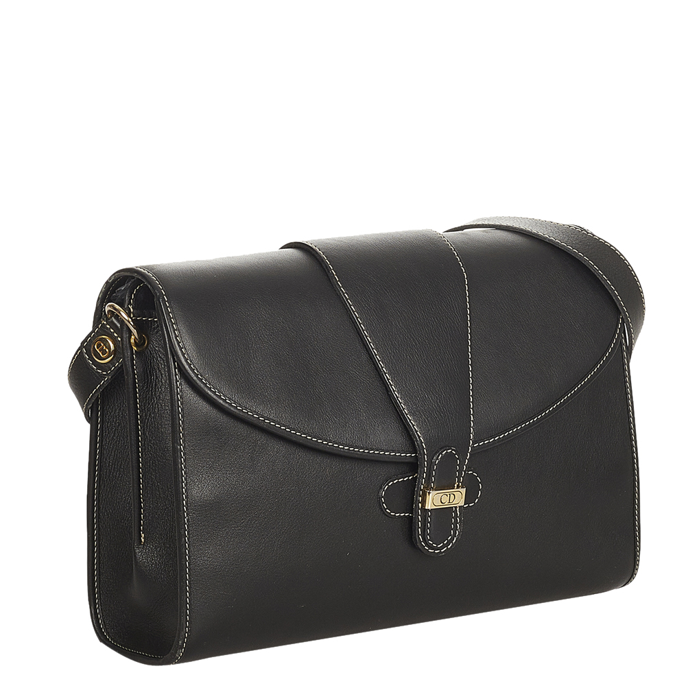 

Dior Black Leather Crossbody Bag