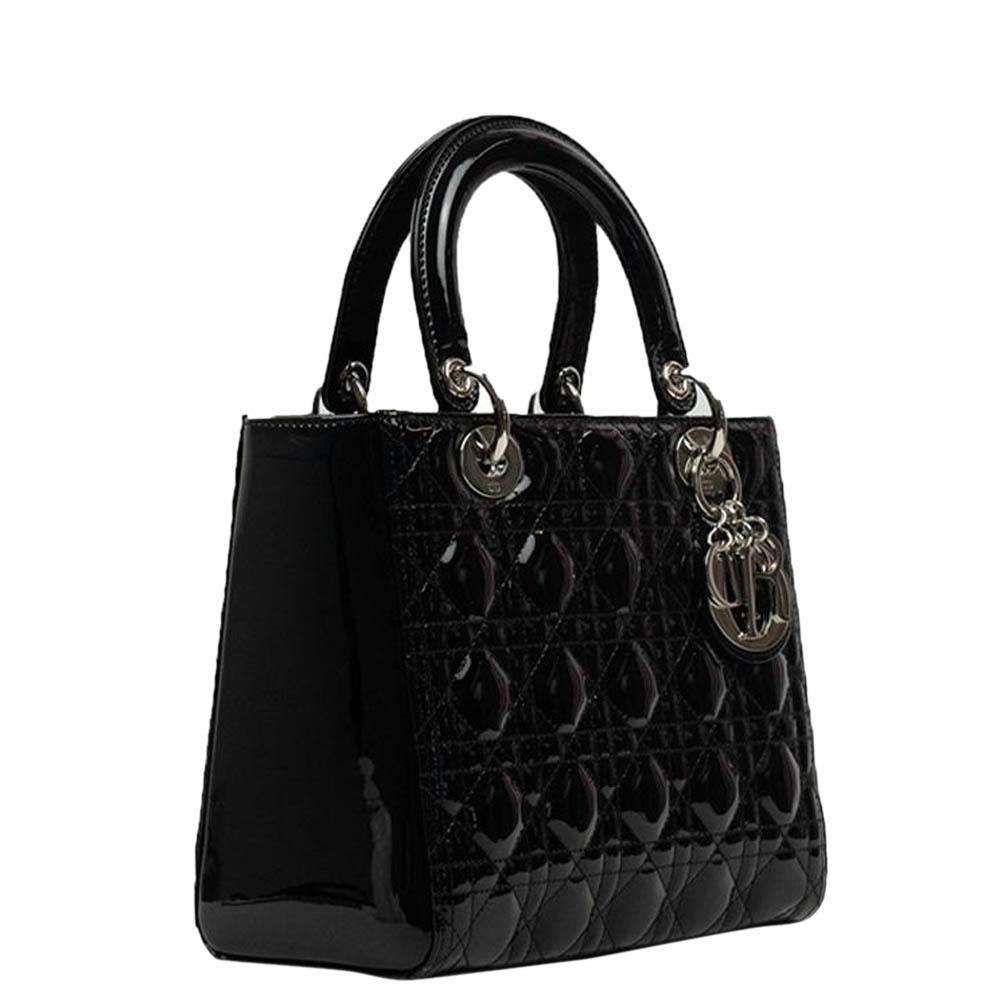 

Dior Black Patent leather Lady Dior Shoulder bag
