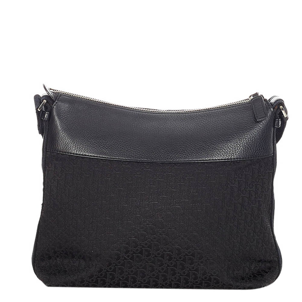 

Dior Black Oblique Canvas Vintage Crossbody Bag