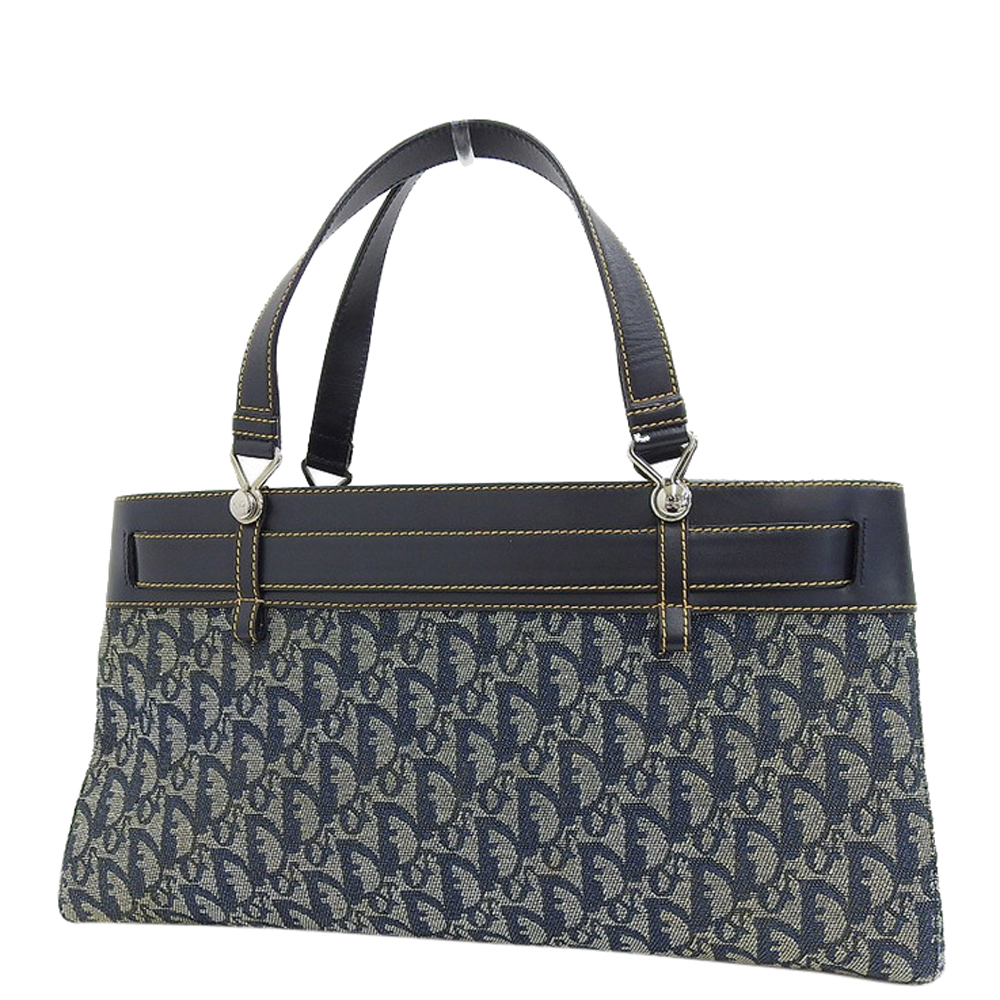 

Dior Blue Trotter Canvas Vintage Bag