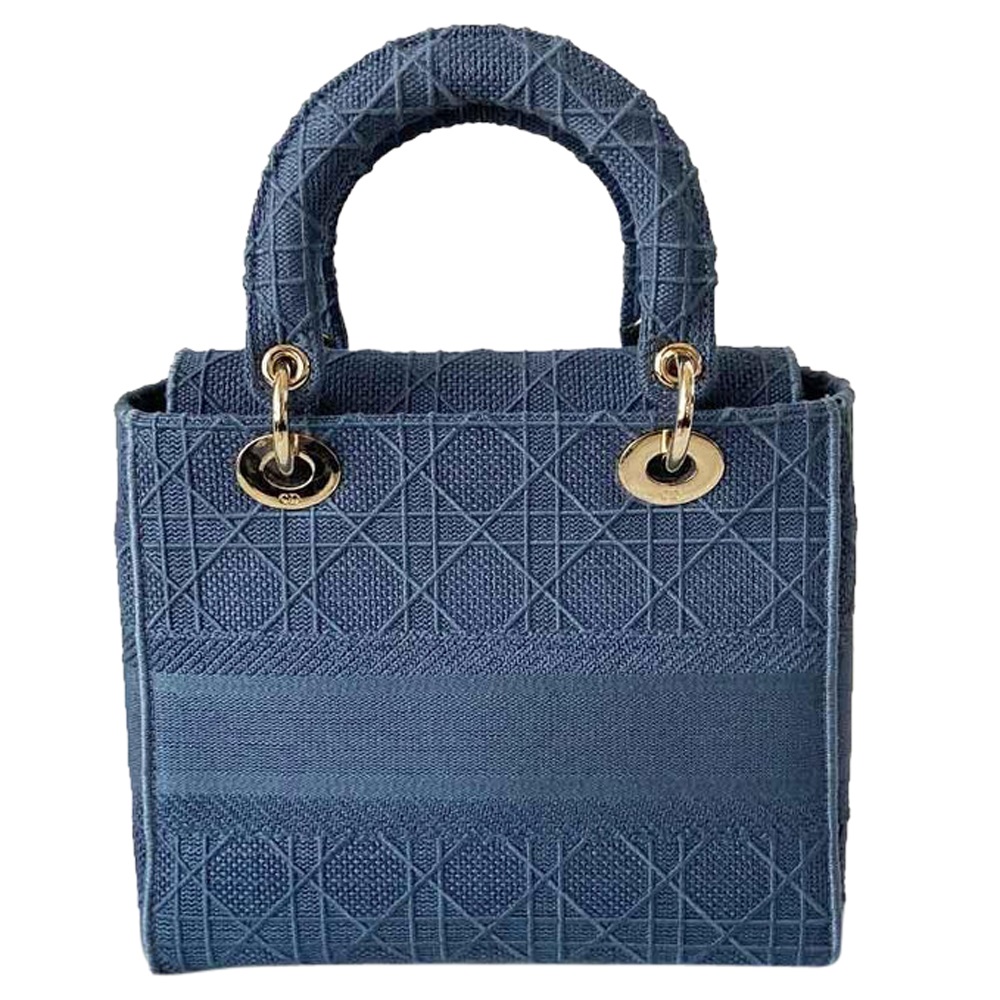 

Dior Blue Cannage Medium Lady D-Lite Shoulder Bag