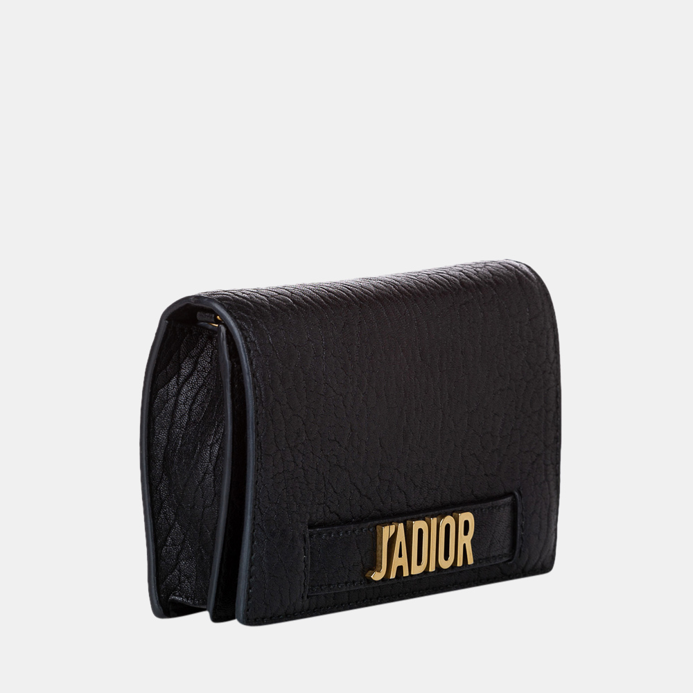 

Dior Black Leather J'Adior Wallet On Chain