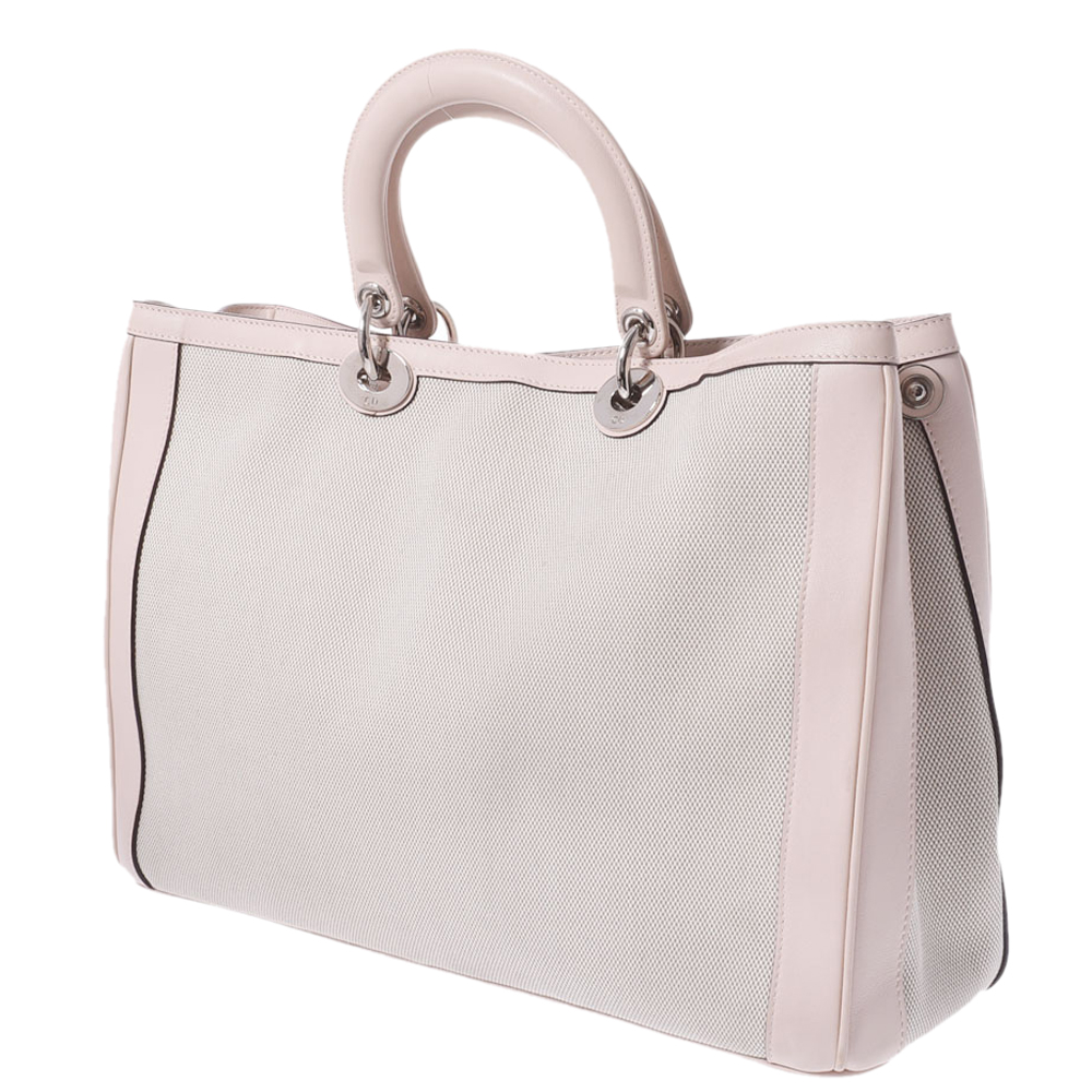 

Dior Pink Canvas Diorissimo Bag