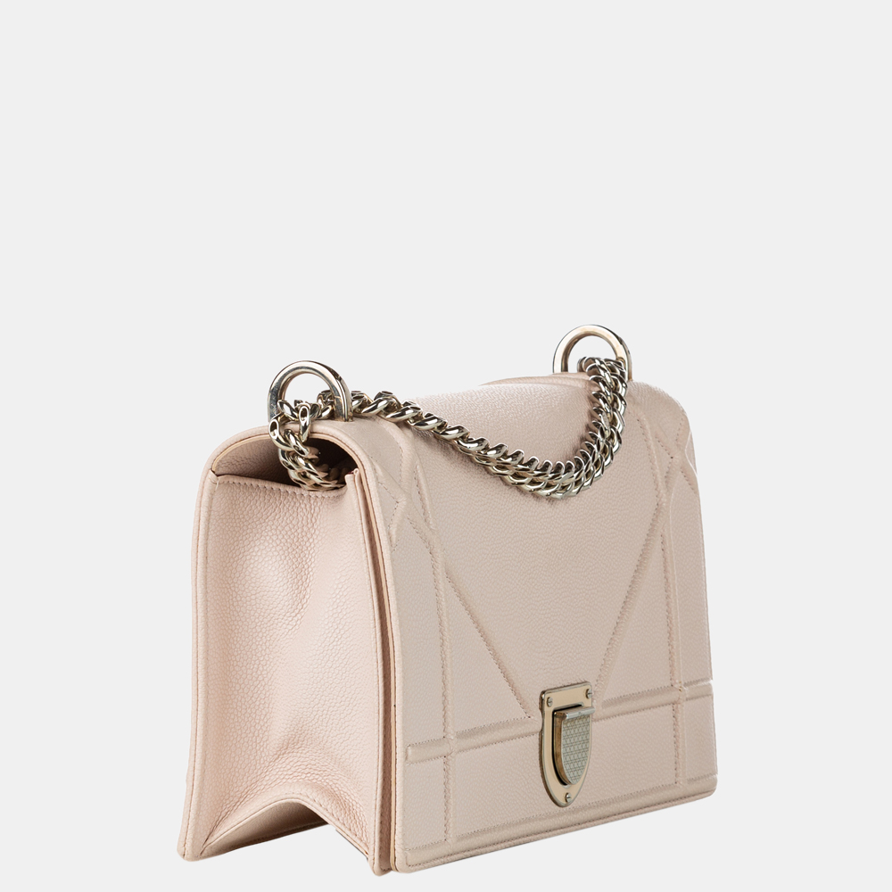 

Dior Pink Diorama Leather Crossbody Bag