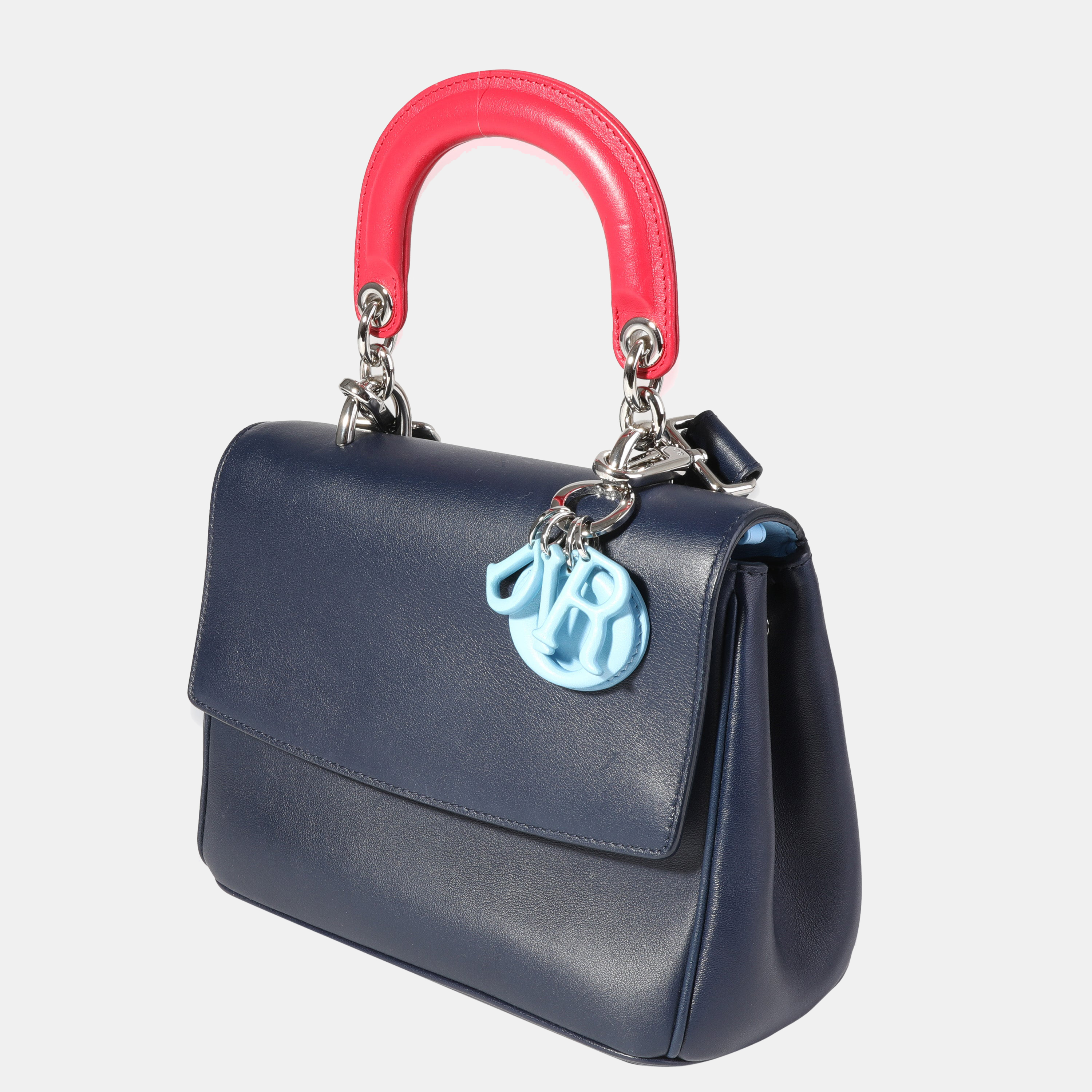 

Dior Blue Leather Be Dior Mini Flap Bag