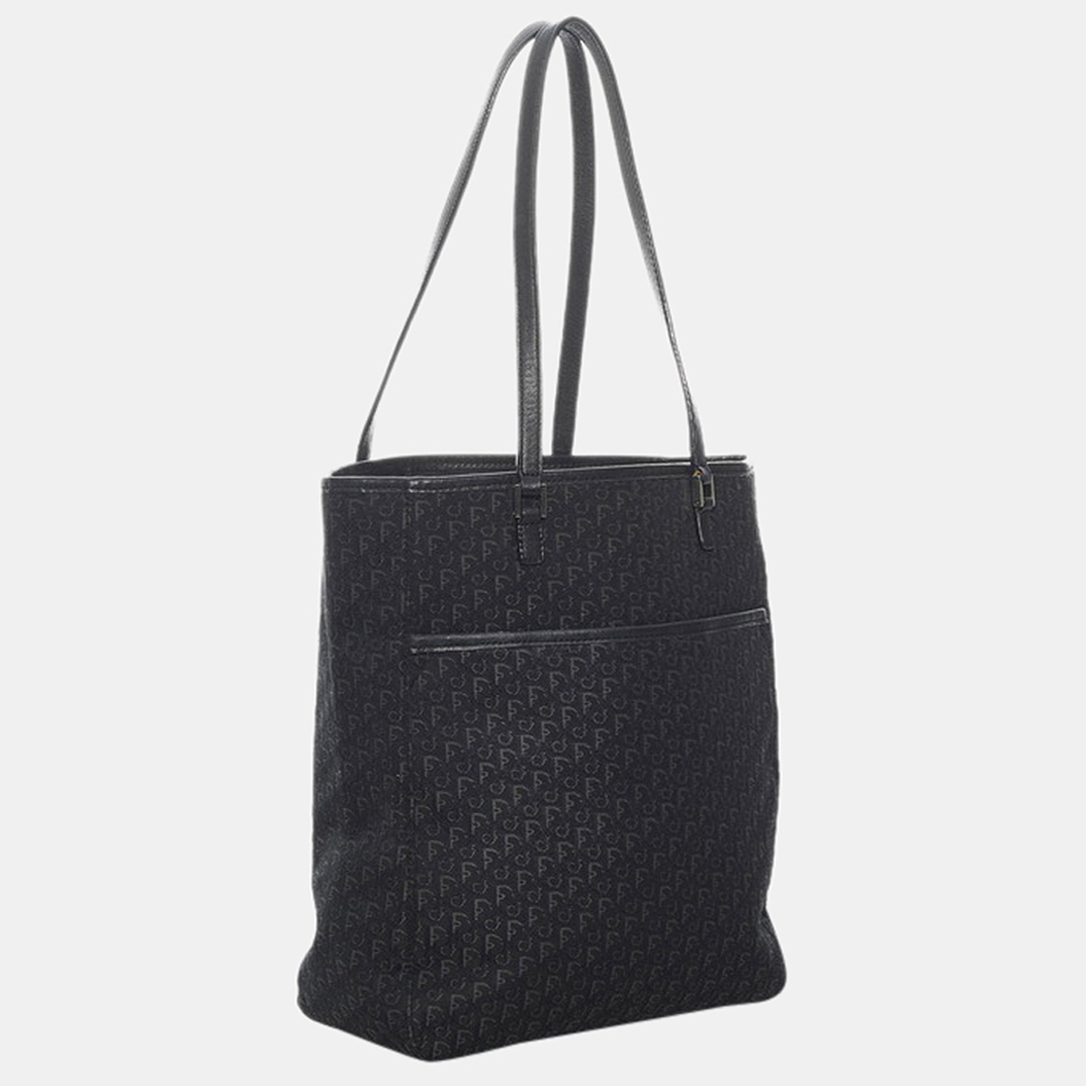 

Dior Black Canvas Trotter Tote Bag