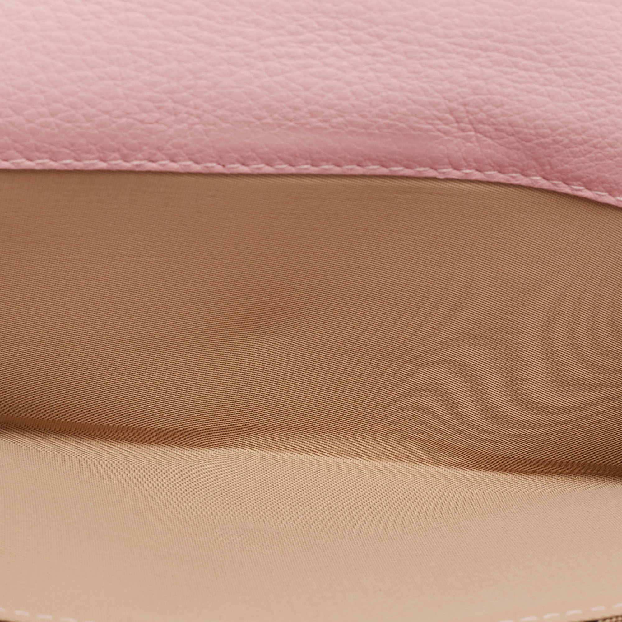 

Dior Beige/Pink Oblique Canvas And Leather Flap Continental Wallet