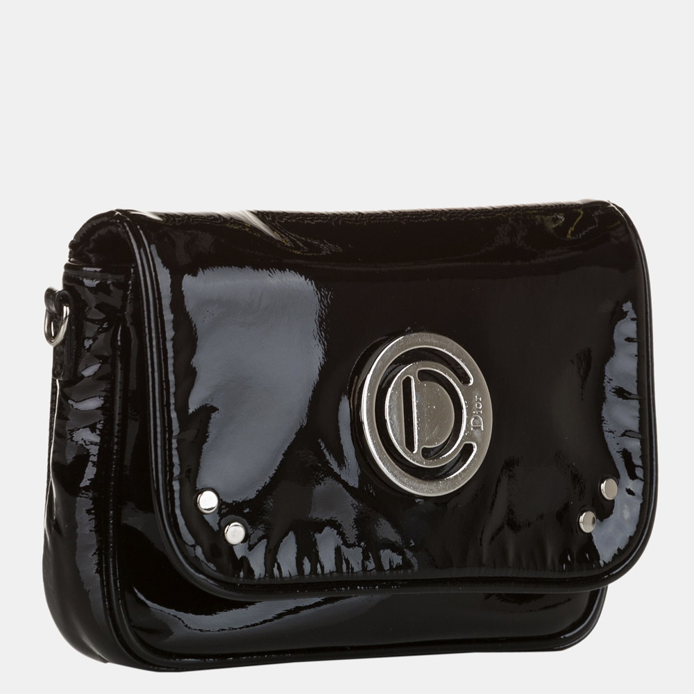 

Dior Black Patent Leather Crossbody Bag
