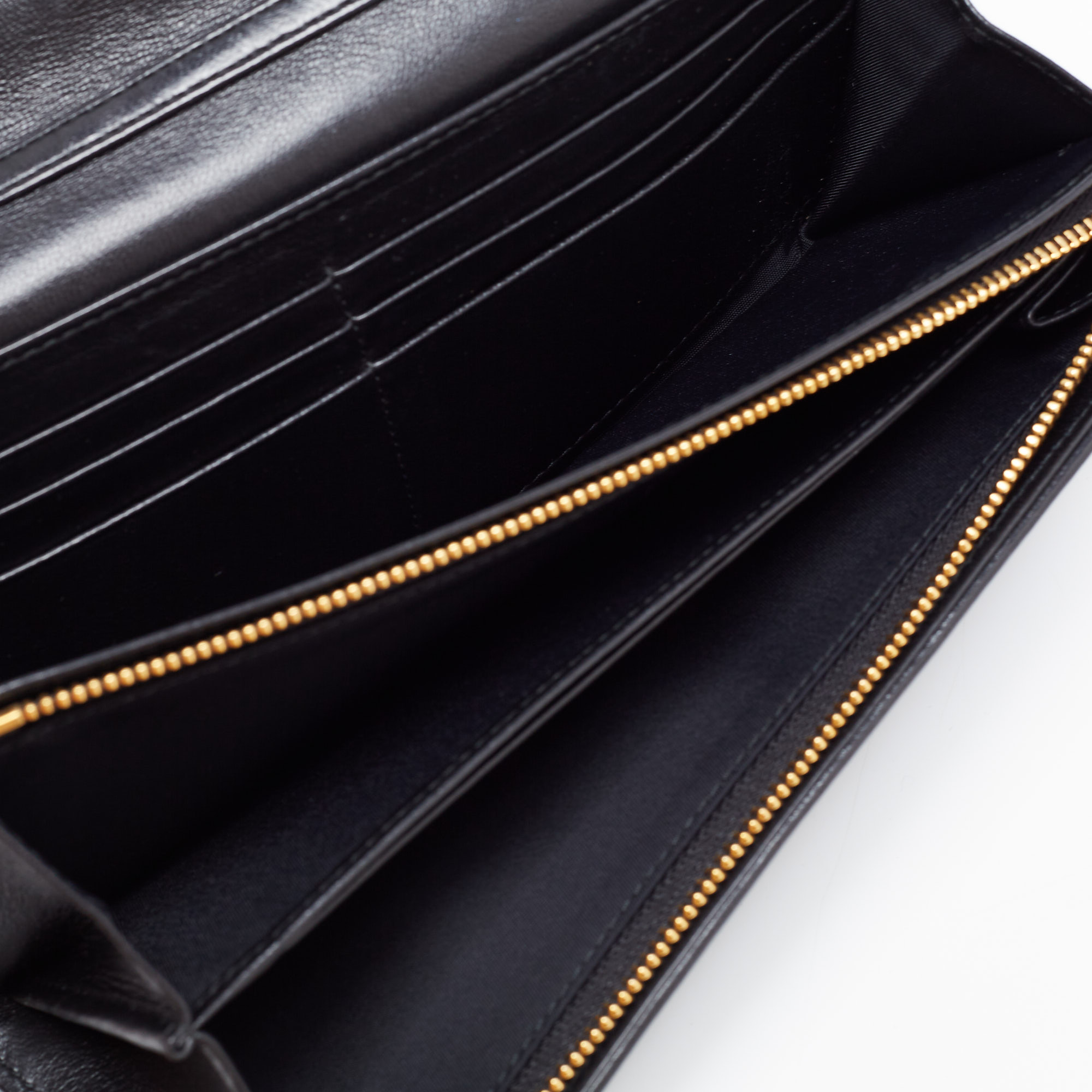 

Dior Black Cannage Leather Lady Dior Wallet on Chain