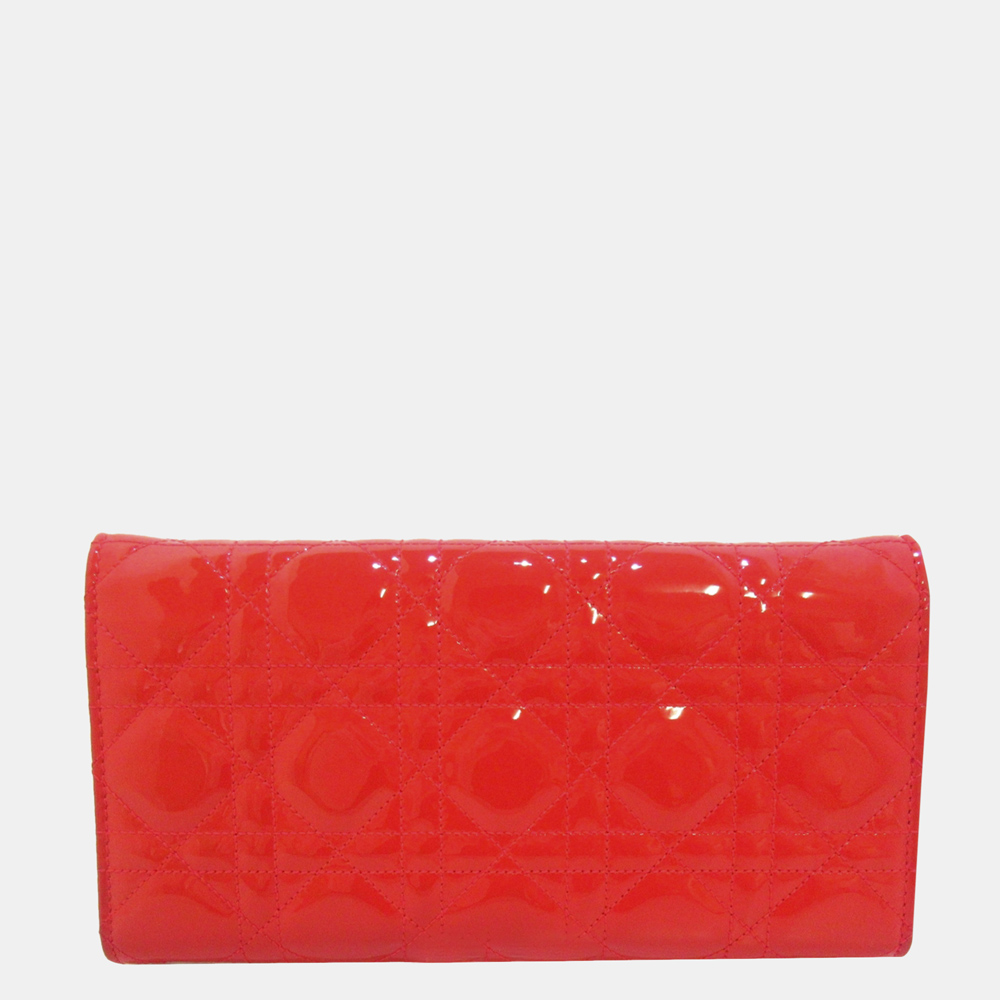 

Dior Red Cannage Miss Dior Promenade Wallet on Chain