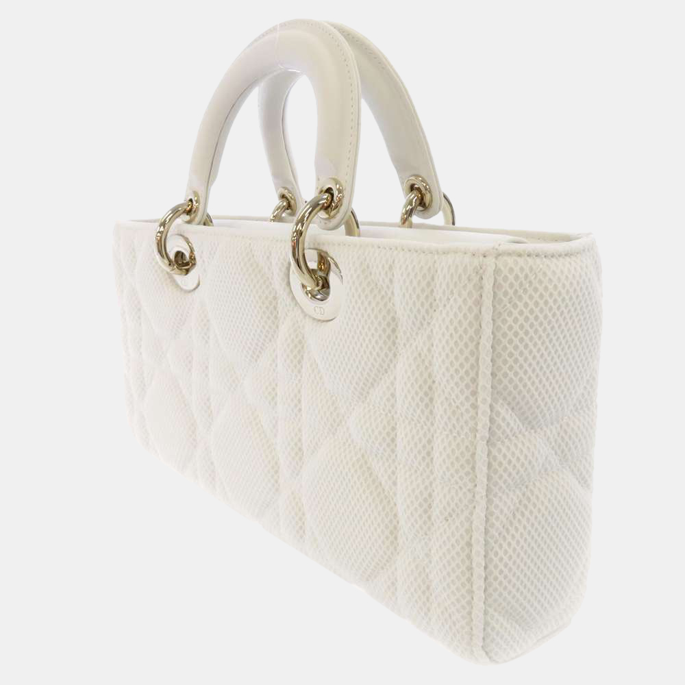

Dior White Leather Lady D-Joy 2021 Bag