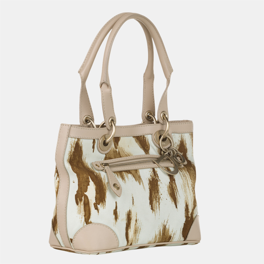 

Dior Brown Saint Tropez Canvas Handbag