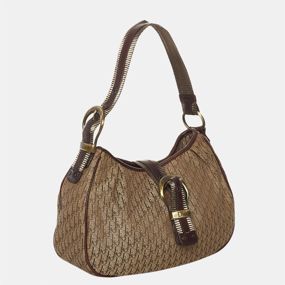 

Dior Brown Dior Oblique Canvas Shoulder Bag