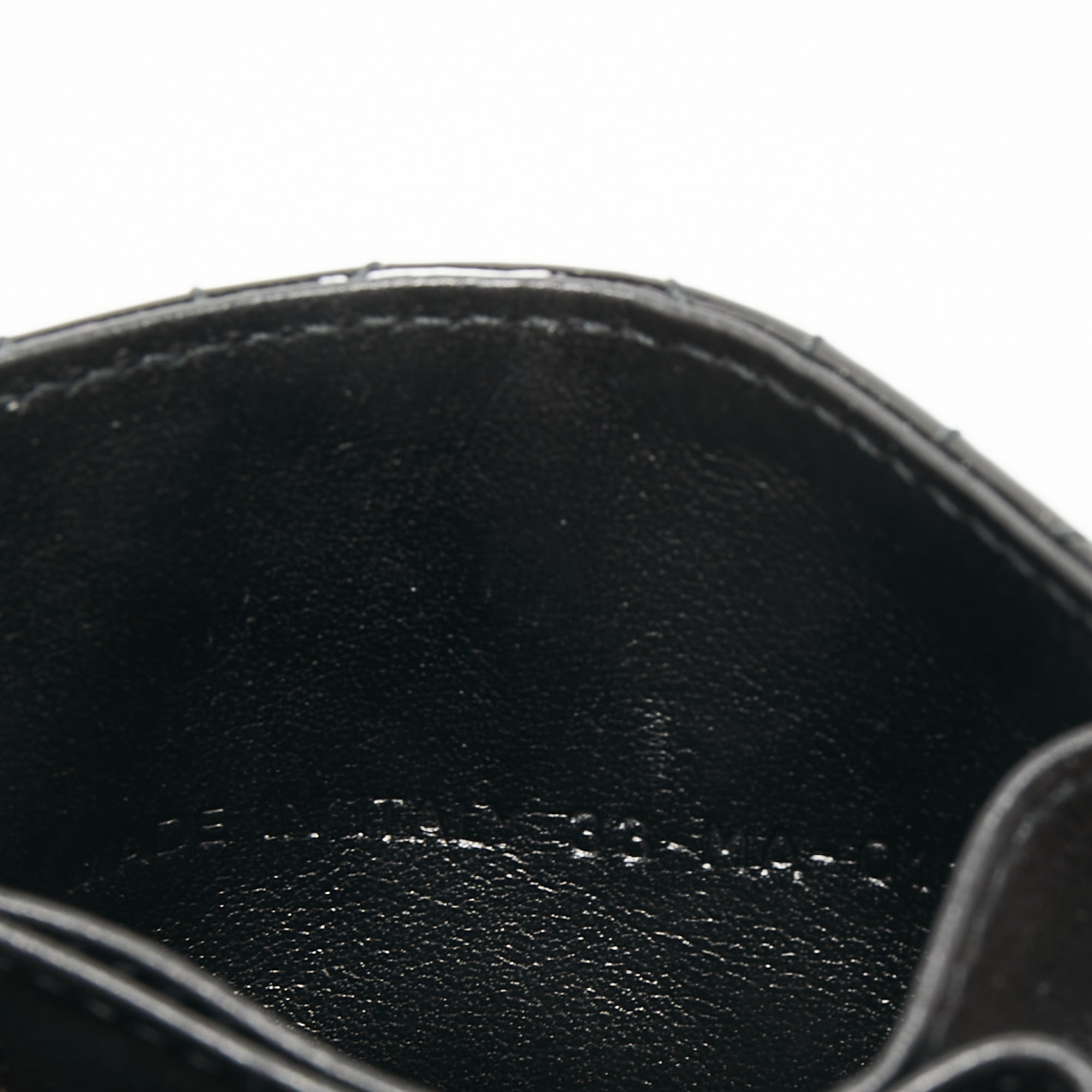

Dior Black Cannage Patent Leather Lady Dior 5 Gusset Card Holder