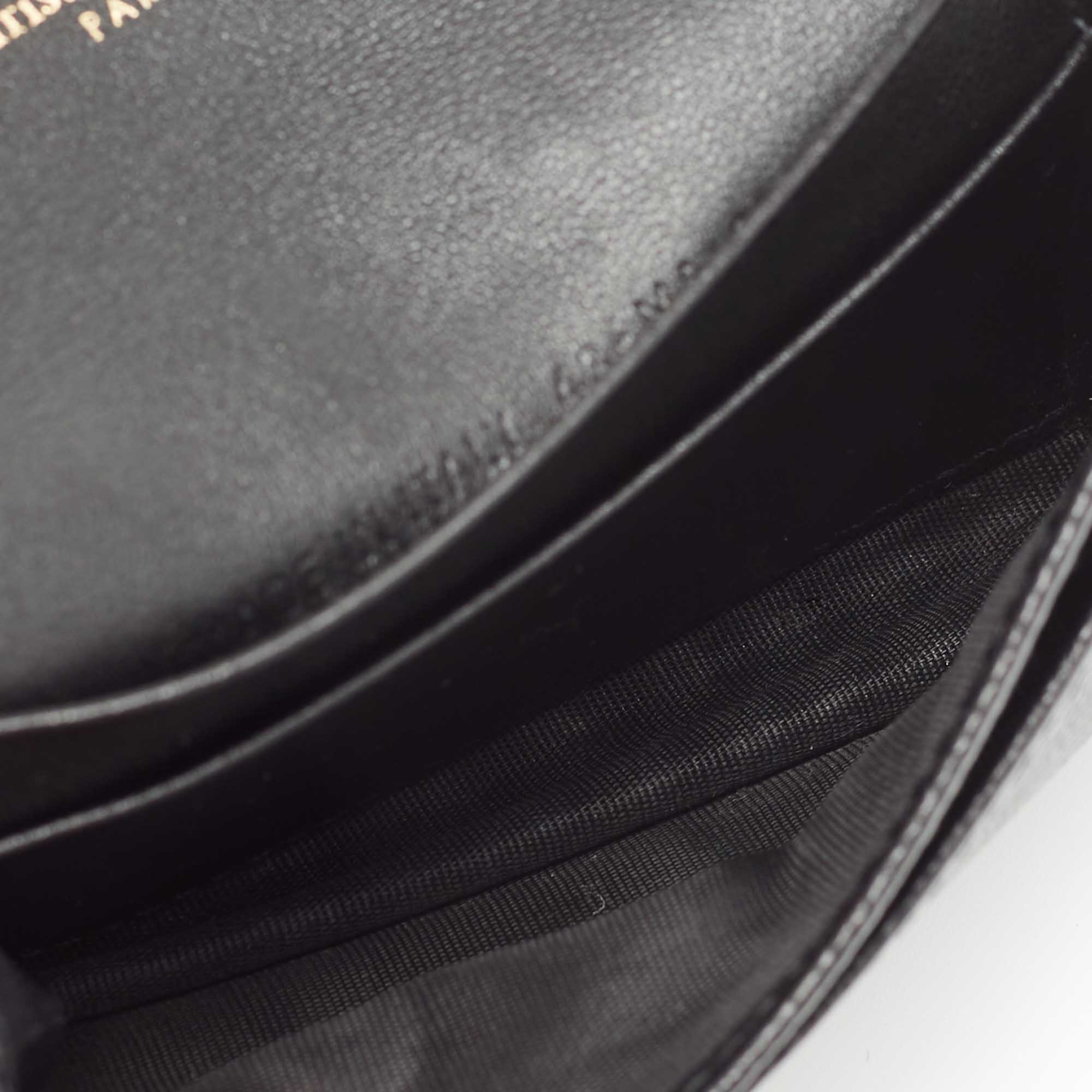 

Dior Black Leather Saddle Card Holder