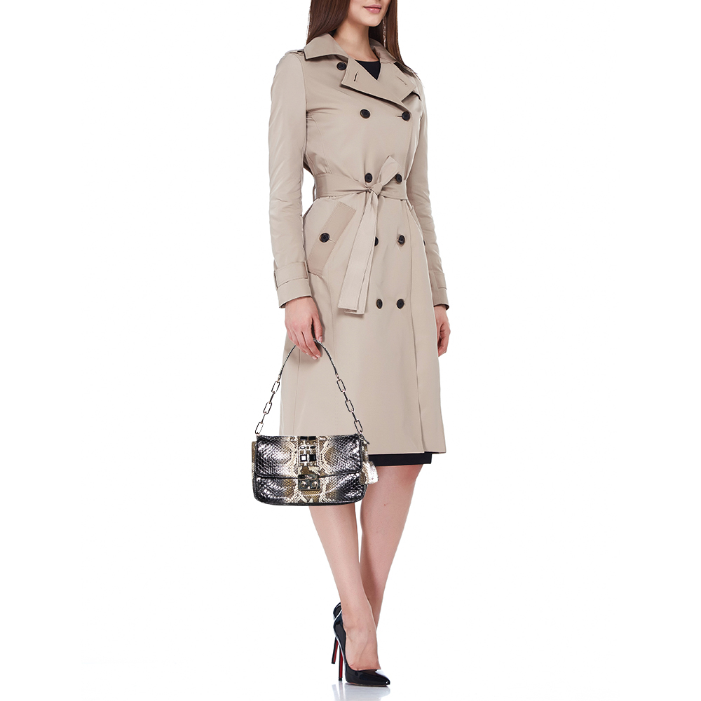 

Dior Multicolor Python Leather New Lock Flap Bag