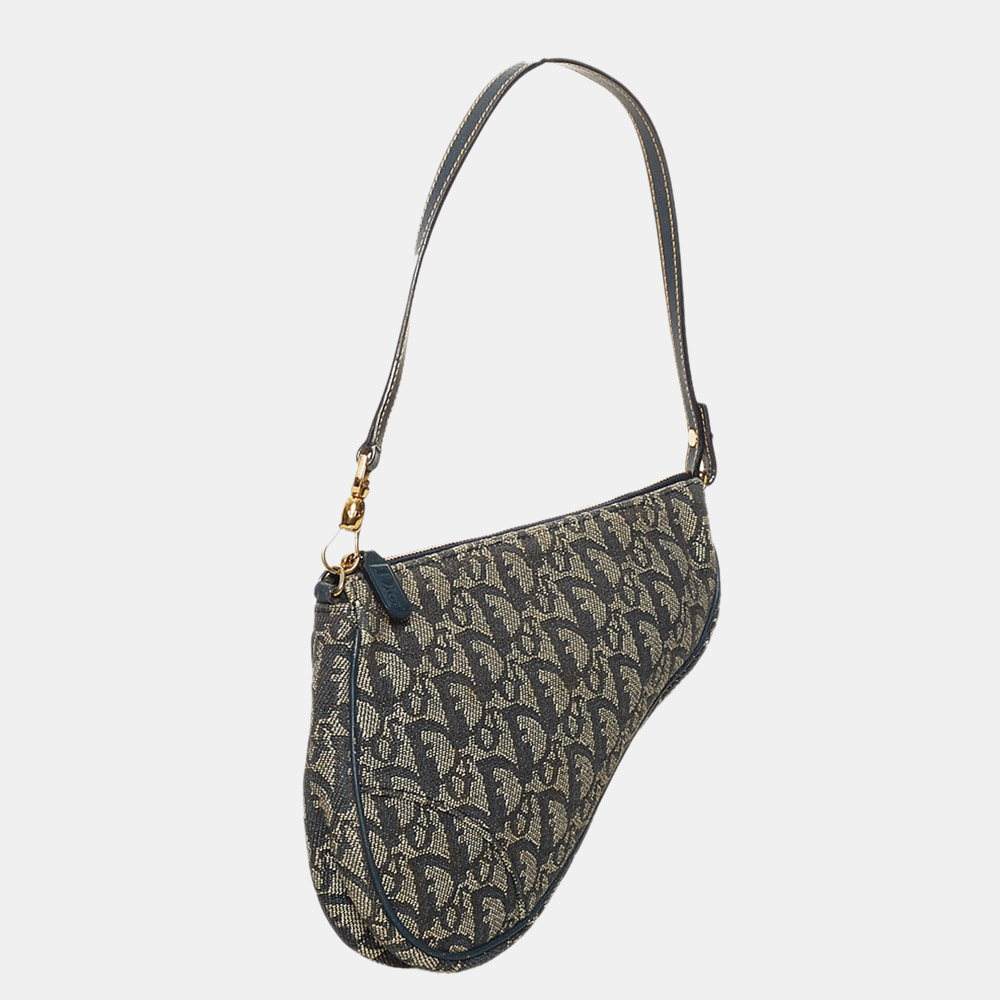 

Dior Blue Dior Oblique Mini Saddle