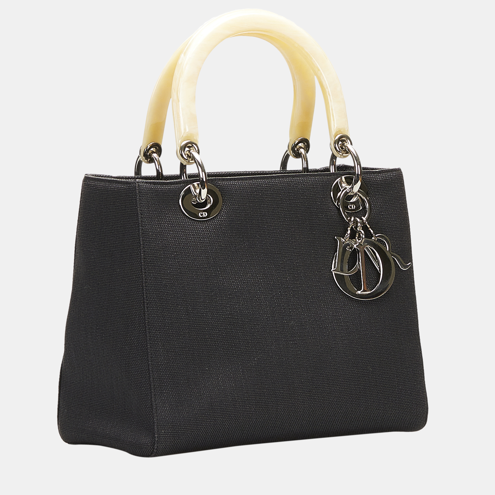 

Dior Black Canvas Lady Dior